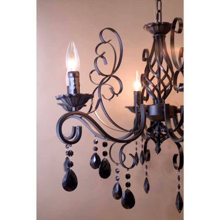 く*ま様 アイアンシャンデリア 6灯 く*ま様 アイアンシャンデリア 6灯
