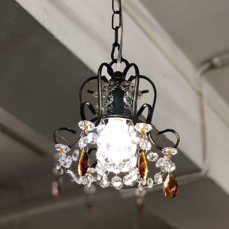 LT-4545 可愛いプチシャンデリア｜1灯・直径18cm・LED対応