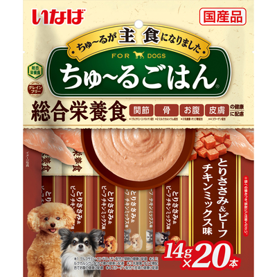 ちゅ～るごはん とりささみ＆ビーフ チキンミックス味 20本入り | 商品