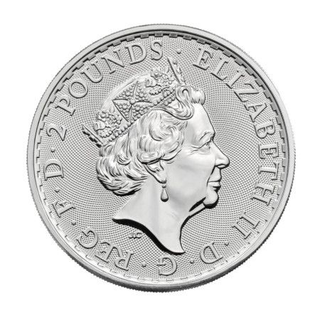 Silver UK Britannia coin 2021 99.9 % Purity sold in by IPM Group
