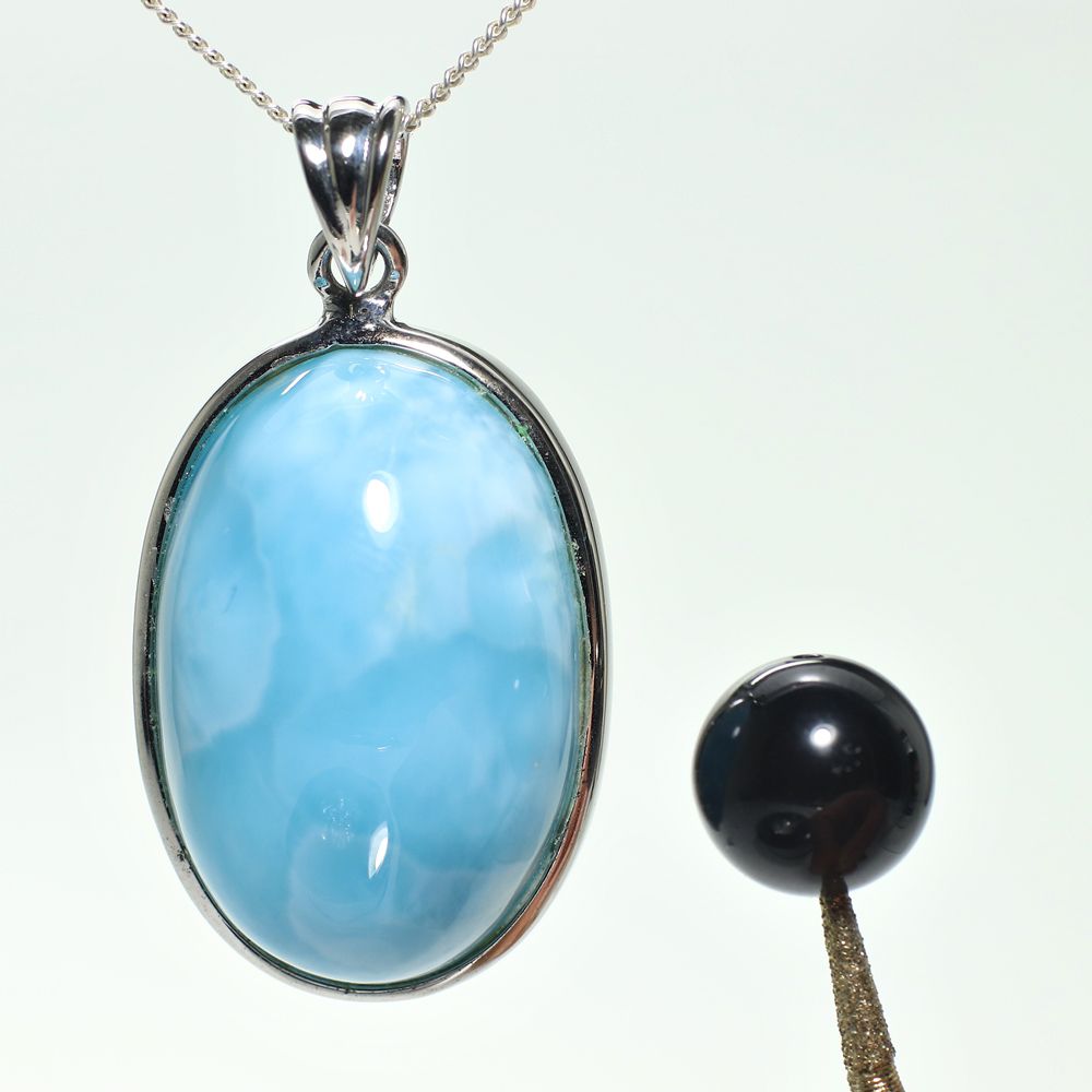 特別価格/高品質]ラリマーペンダントトップ（シルバー925） - 埼玉県