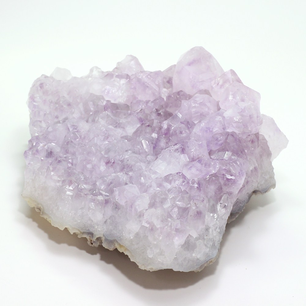 特別価格/インド/カルール産]アメジストクラスター/原石（ラベンダー