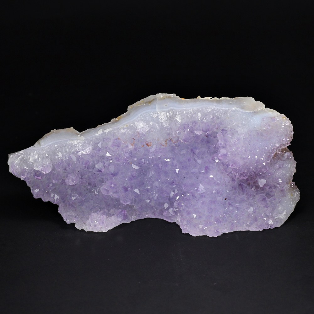 インド/カルール産]アメジストクラスター/原石（細かな結晶