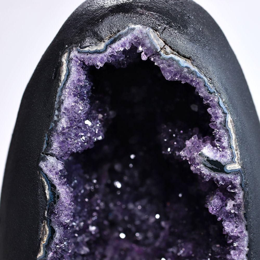 高品質]ブラジル産アメジストドーム（高さ約23.0cm） - 埼玉県吉川市の