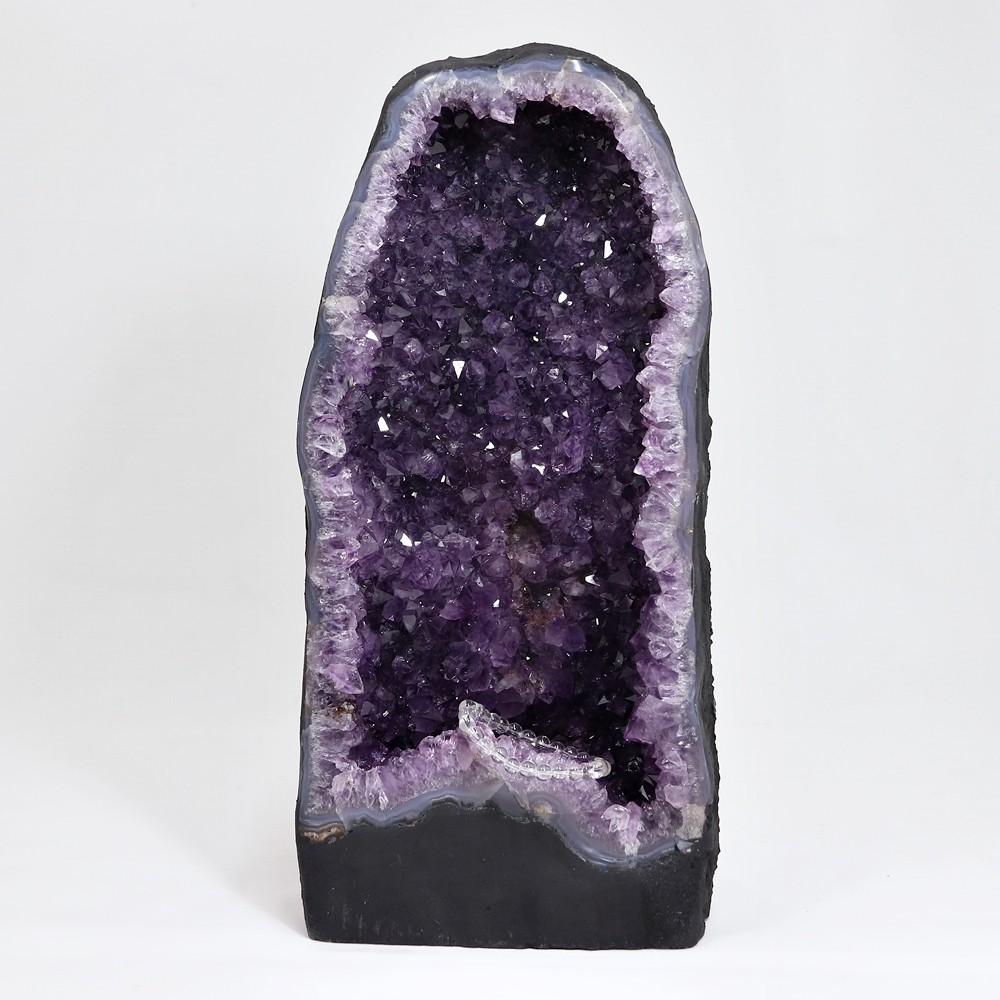 トップクォリティ]ブラジル産アメジストドーム（全長33cm） - 埼玉県