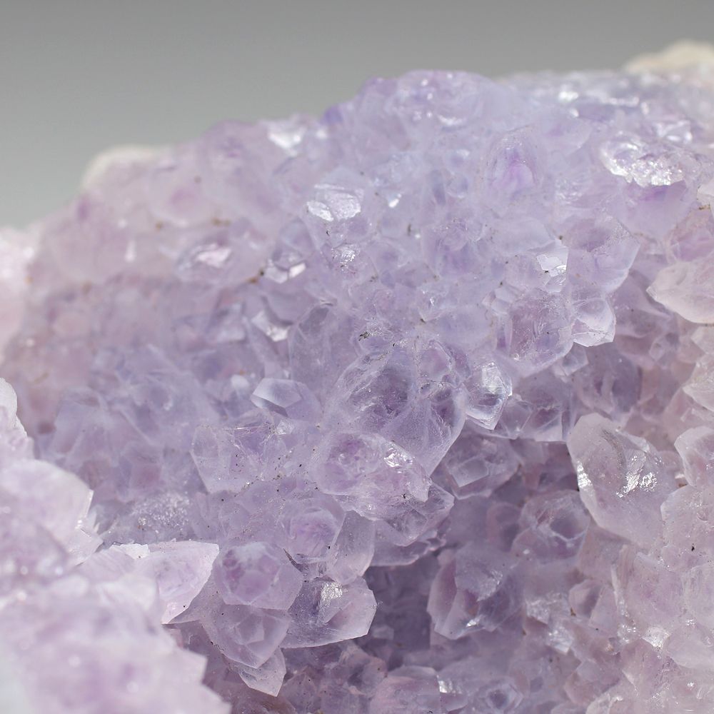 インド/カルール産]アメジストクラスター/原石（ラベンダーカラー