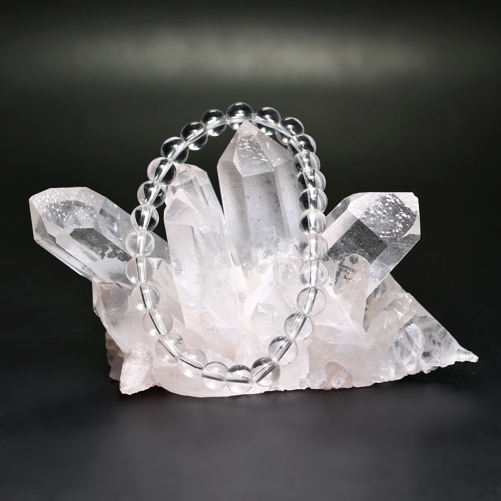 高品質]マダガスカル産水晶クラスター/クリアホワイト（原石160g