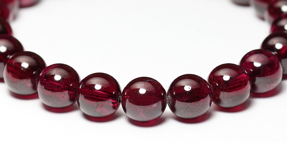 ダークレッドの12面体結晶ガーネット(Lサイズ2)ポリッシュ/置物