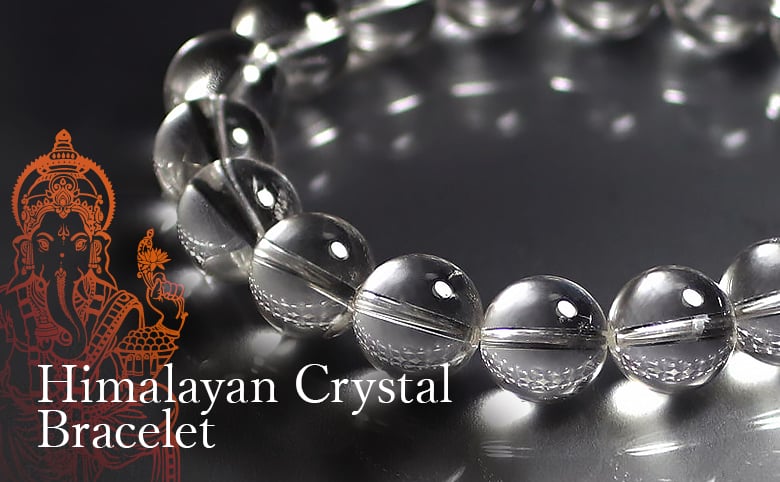 ガネッシュヒマール産ヒマラヤ水晶ブレスレット - 埼玉県吉川市の