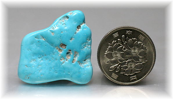 アリゾナ州スリーピングビューティー鉱山産]ターコイズ原石