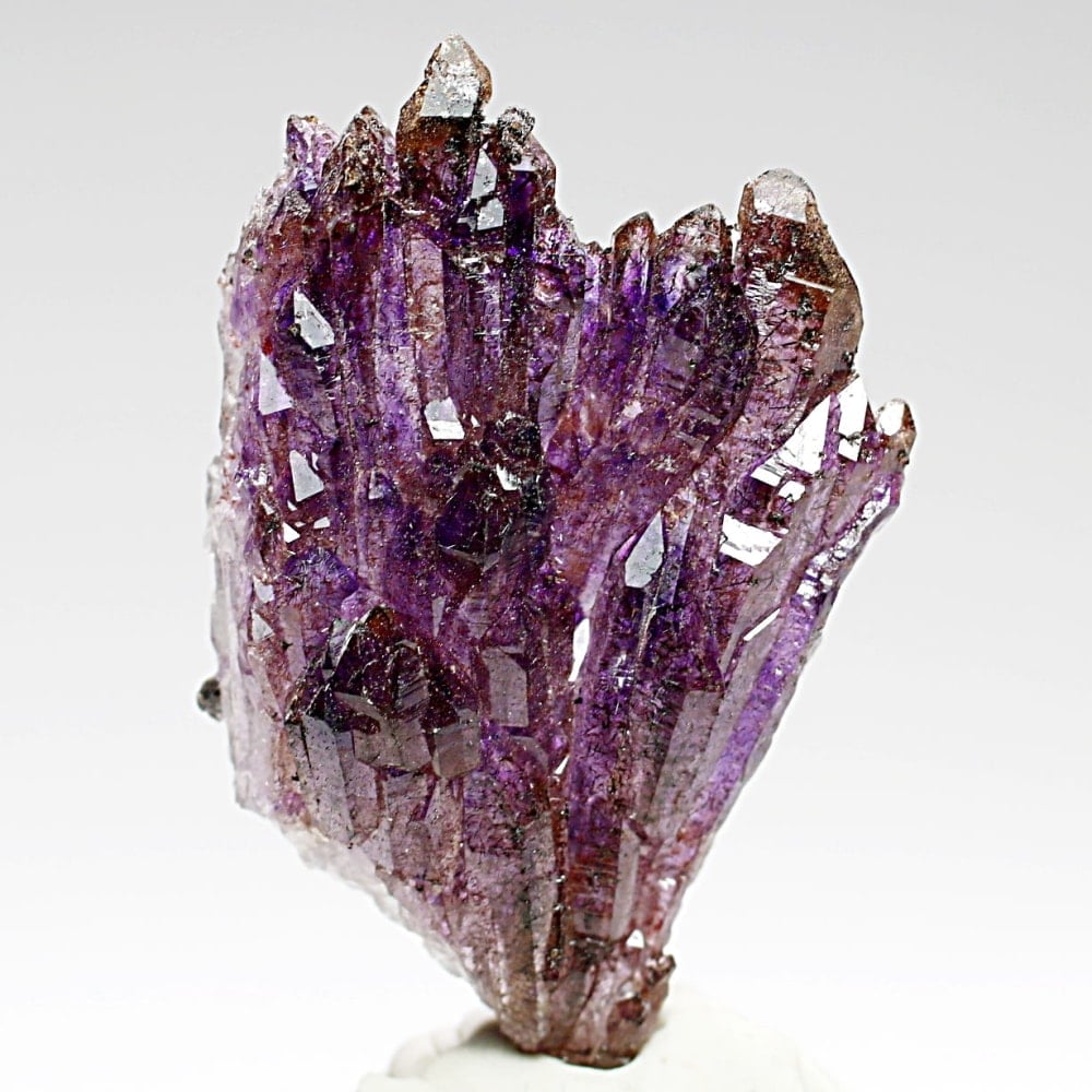 インド/カルール産]フラワーアメジストクラスター/原石（レピドクロ