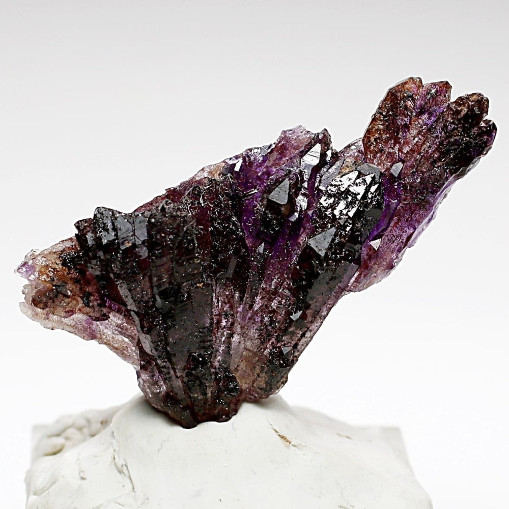 インド/カルール産]フラワーアメジストクラスター/原石（レピドクロ