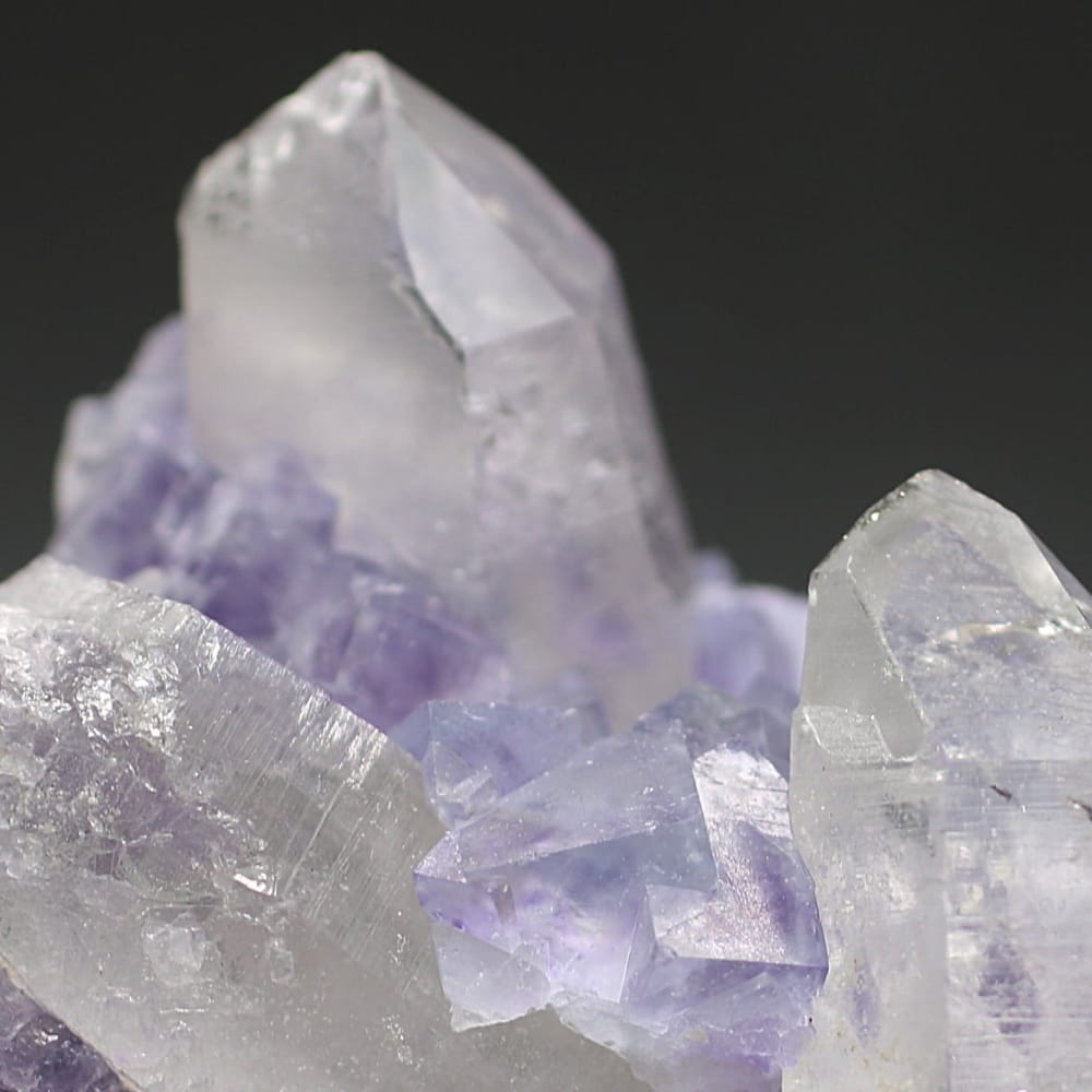 希少共生石！中国/湖南省]瑶崗仙鉱山(ヤオガンシャン)産フローライト