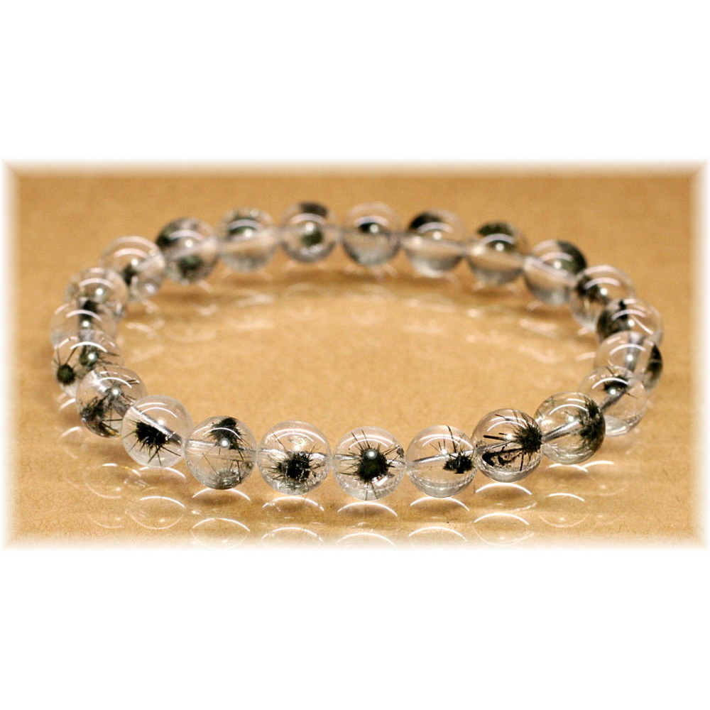 高品質]ホーランダイトインクォーツブレスレット（約8mm玉） - 埼玉県