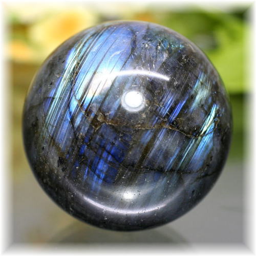 マダガスカル産]ラブラドライト丸玉/スフィア - 埼玉県吉川市の天然石