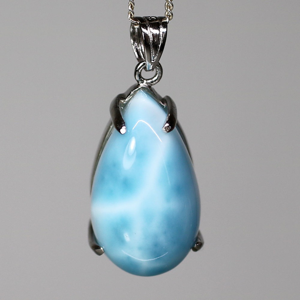 特別価格/高品質]ラリマーペンダントトップ（シルバー925） - 埼玉県