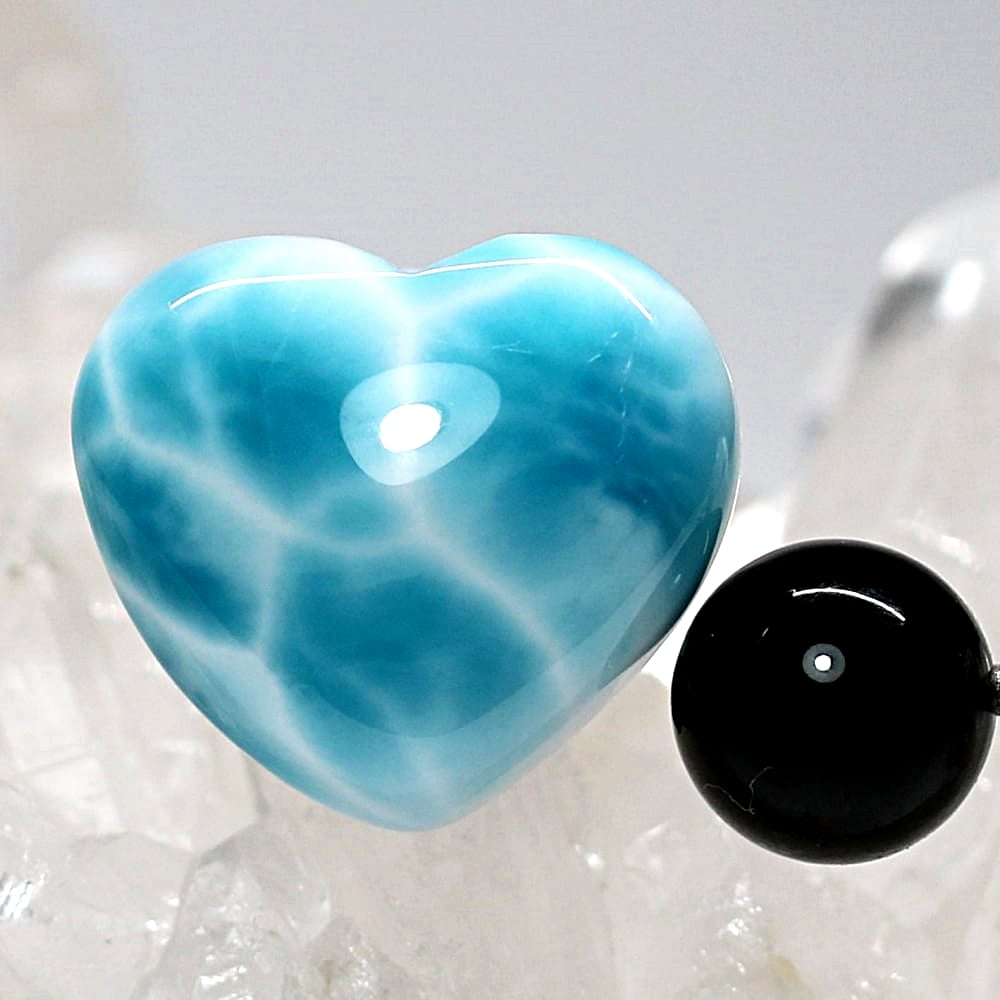 高品質++]ドミニカ共和国産ラリマールース（ハート型） - 埼玉県吉川市