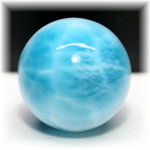 高品質・ドミニカ産]ラリマー丸玉/スフィア - 埼玉県吉川市の天然石
