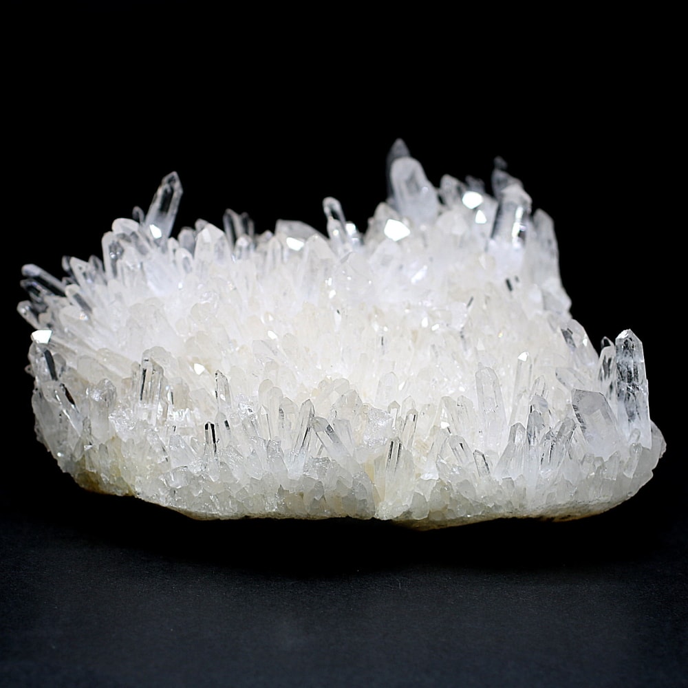 中国/四川省産]水晶クラスター/原石（専用木製台座付） - 埼玉県吉川市