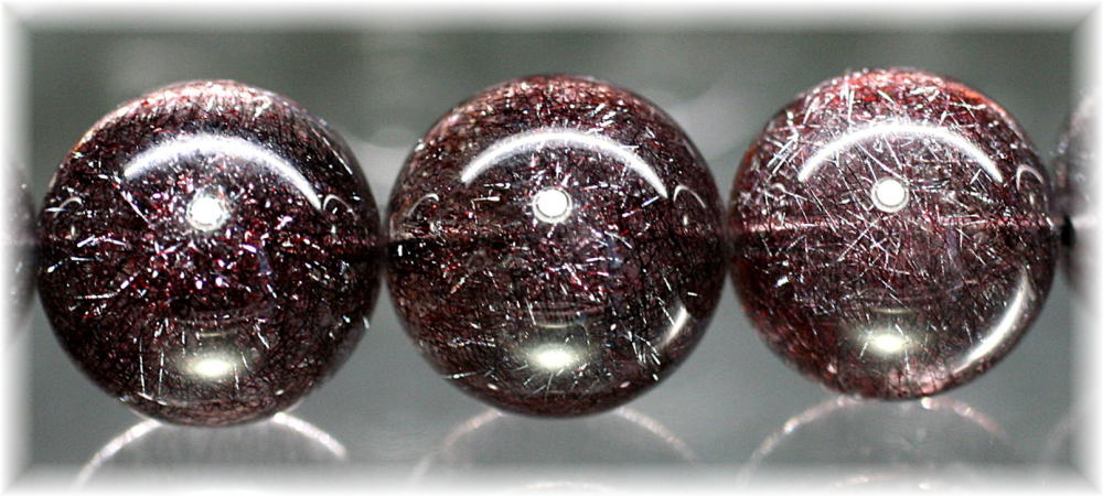 高品質]花火ブラックスーパーセブンブレスレット（約12.5mm玉） - 埼玉