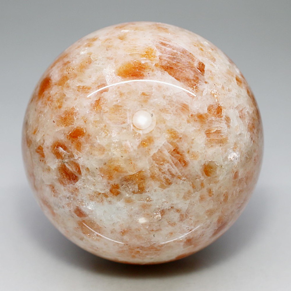 タンザニア産]サンストーン丸玉/スフィア（球体直径約60.4mm） - 埼玉