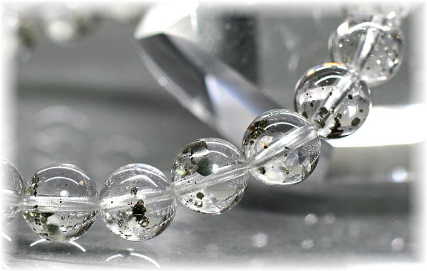 3A++]パイライトインクォーツブレスレット（約9mm玉） - 埼玉県吉川市