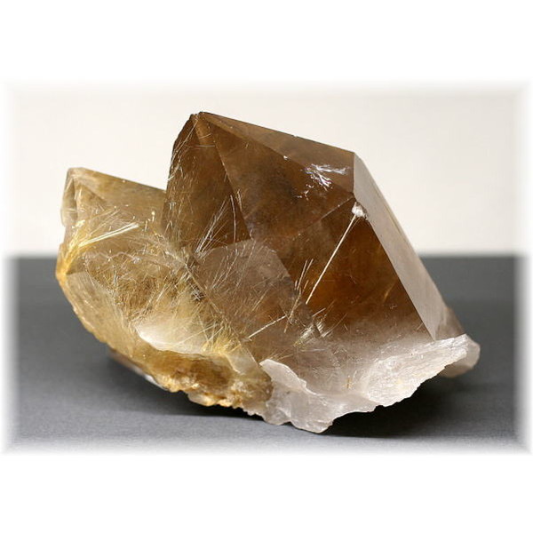 ブラジル産]ゴールドルチルクォーツクラスター（原石） - 埼玉県吉川市