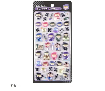 ボンボンドロップシールより和柄、churukiraシリーズなど全28柄が再販