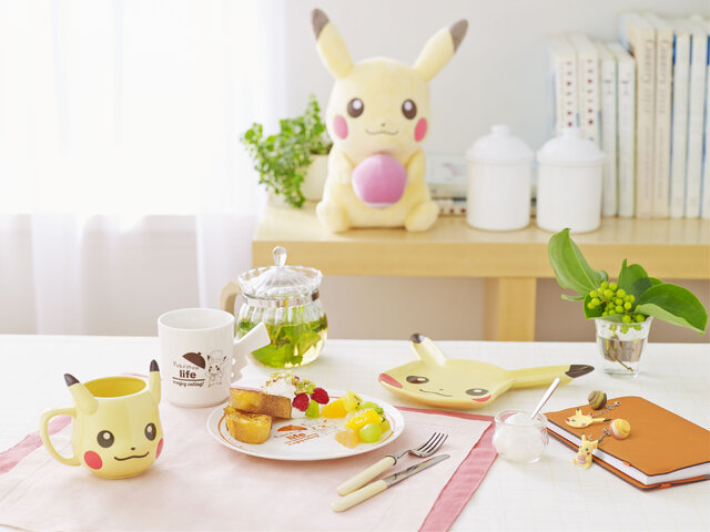 プライズ「Poke'monlife」シリーズ第1弾は、ピカチュウのお皿や