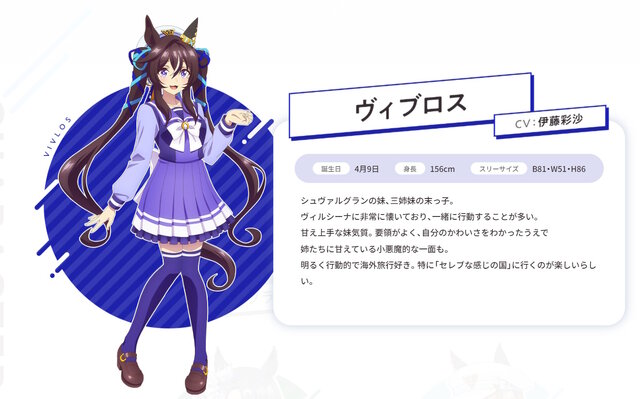ウマ娘』アニメ3期で新ウマ娘「ヴィルシーナ」「ヴィブロス」登場
