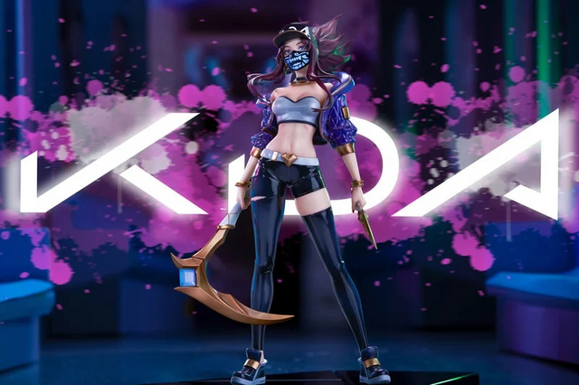 K/DA アカリ」がフィギュアに！『リーグ・オブ・レジェンド』より新