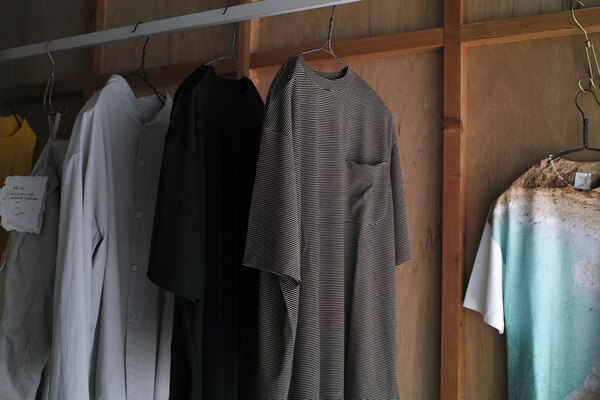 COMOLI コモリ / サマーウール 半袖Tシャツ (sold) | INSIDE MY GLASS