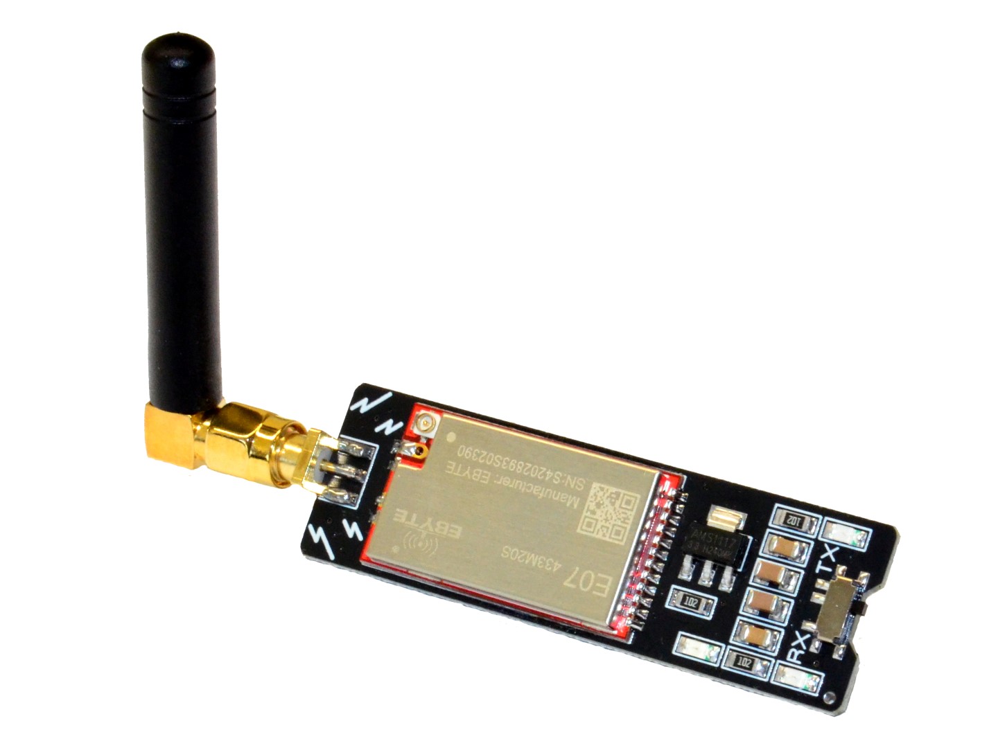 Flipper Zero CC1101 433MHz Boosted External Module E07-433M20S