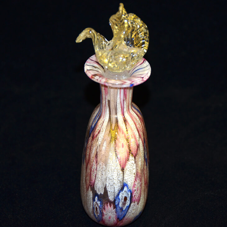 イタリア製ベネチアンビンテージガラス花瓶 イタリア製ベネチアン