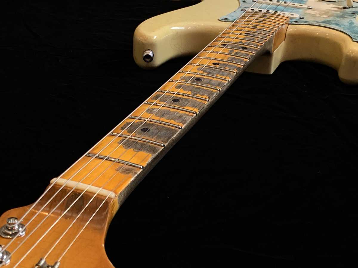 P-90タイプPU搭載 ストラトタイプギター￼ メーカー不明 P-90タイプPU