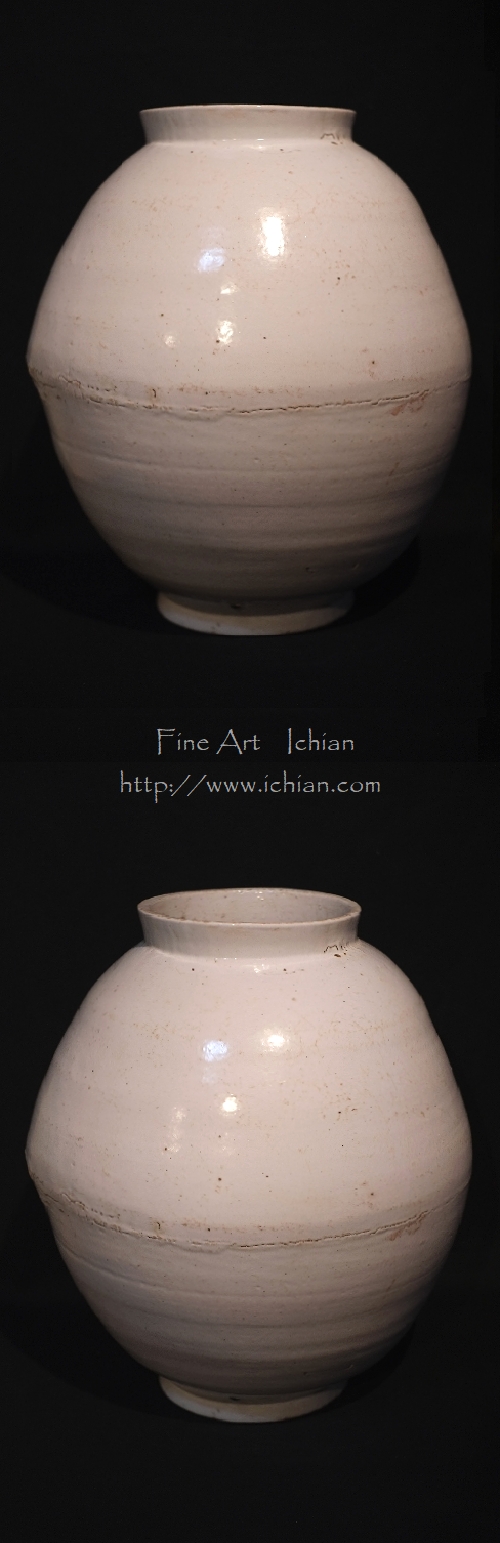 B258 時代古作 李朝 白磁 提灯壷 高さ11.5㎝ 箱付 朝鮮美術 E Yahoo