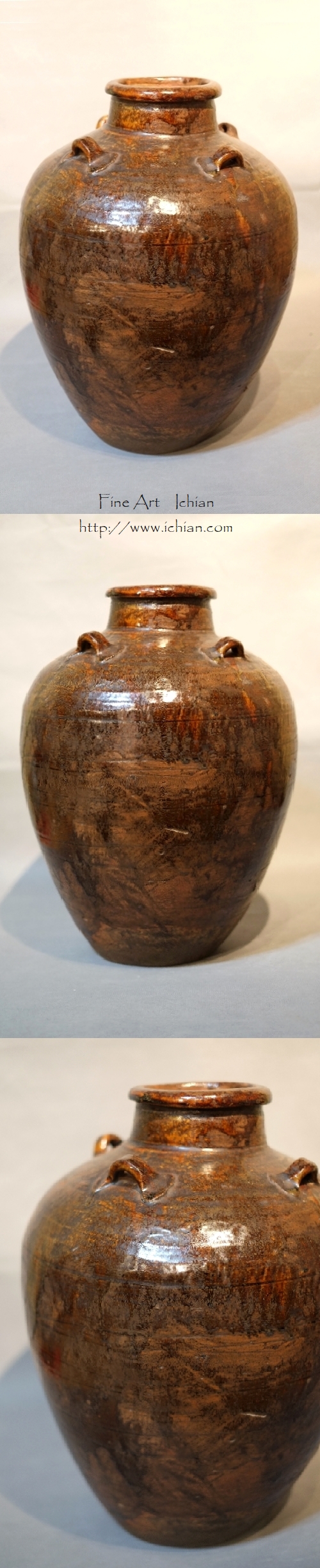 ⭐️瀬戸焼 江戸時代前期 鉄釉小壺 花器置物 飾り 古美術品 骨董品