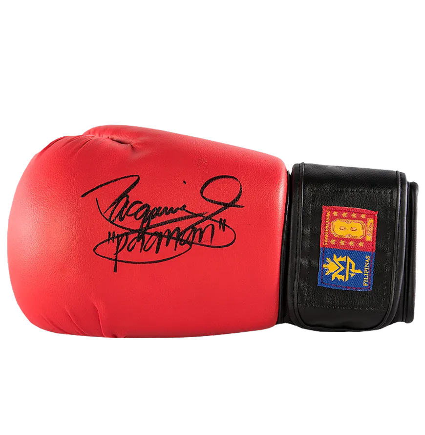 TEAM PACQUIAO サイン入りボクシンググローブ MANNY PACQUIAO Signed