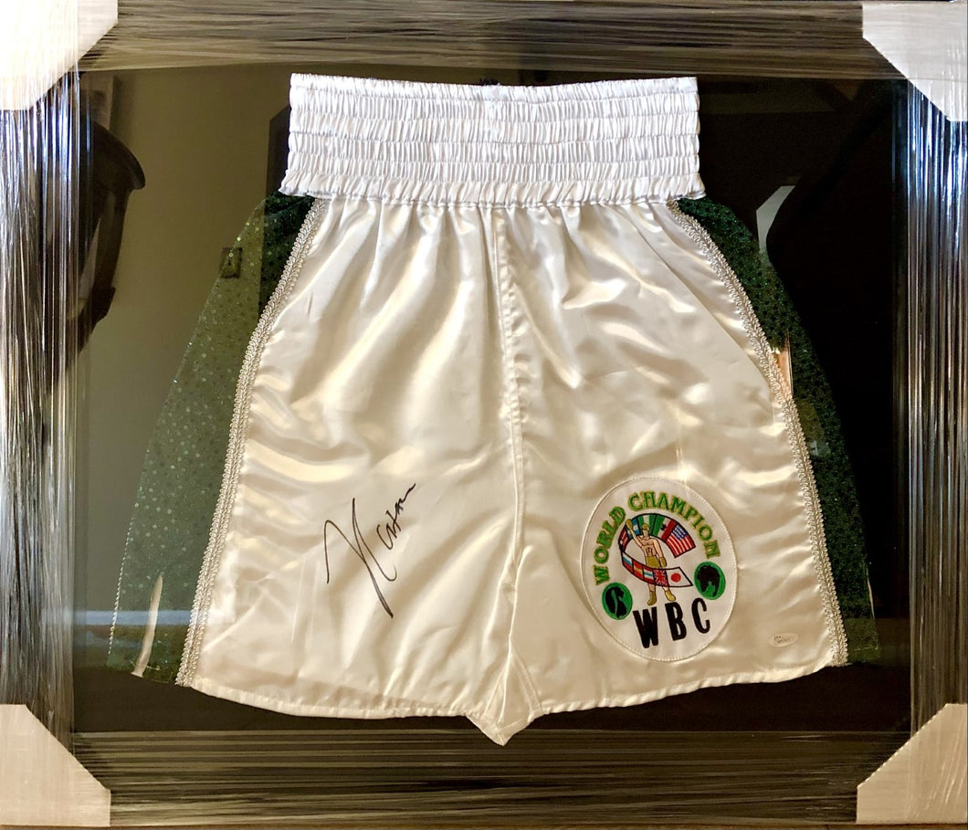 Chavez Sr. WBC Custom made Autographed signed Boxing Trunks RARE