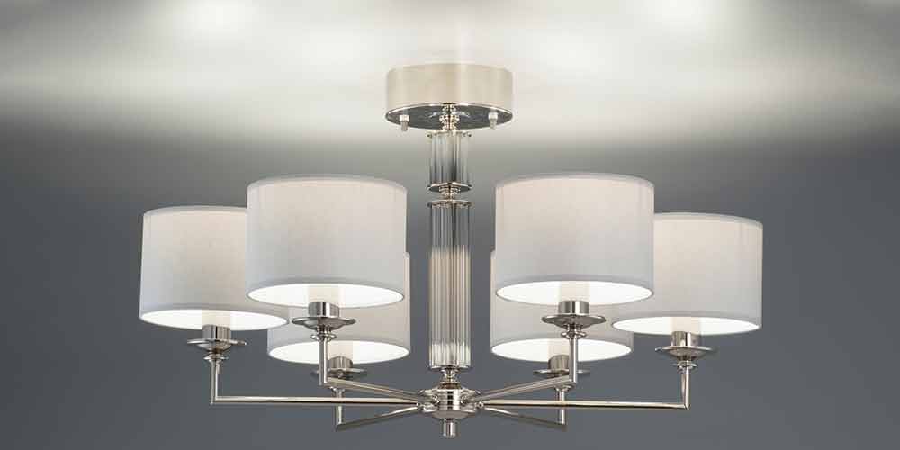 OTSUKA 大塚家具シャンデリアMAN-0885/4 約4灯 Used/キレイ