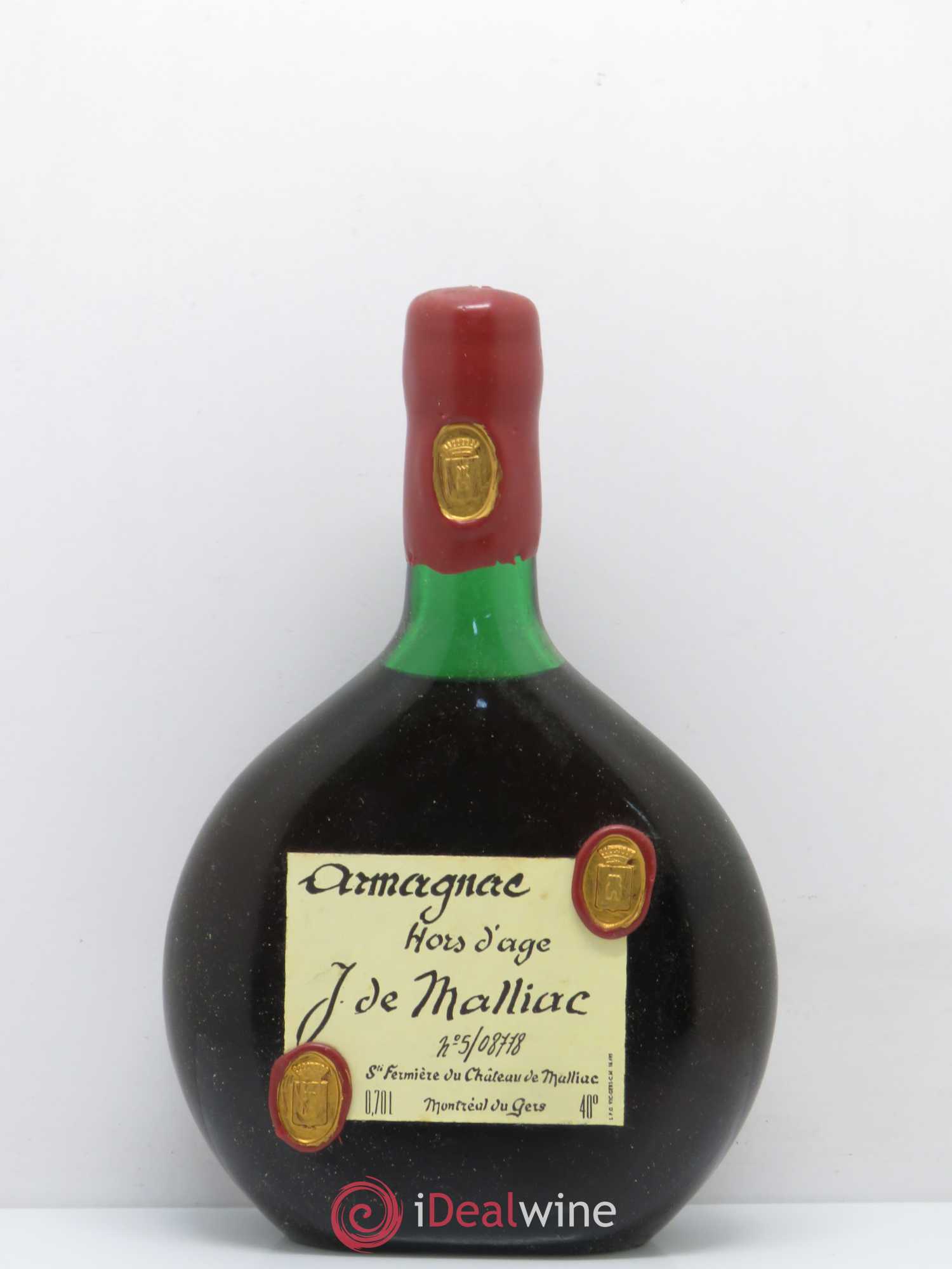 Buy Armagnac Hors d'Age J. de Malliac (no reserve) (lot: B2134362-510)
