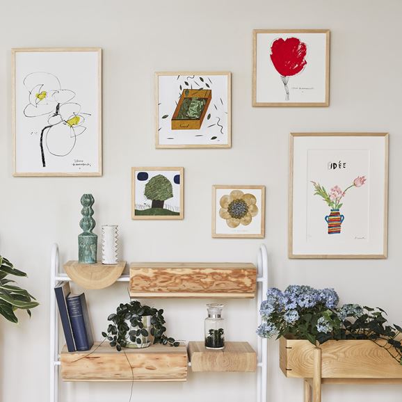 エディション】 柚木沙弥郎 「FLOWER」 1st Edition｜版画・シルク