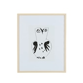 定番品】パブロ・ピカソ 「ダチョウ」ブラックフレーム｜ポスター