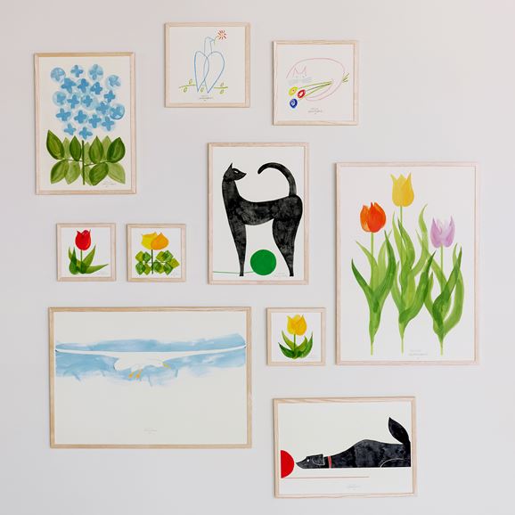 定番品】 山口一郎 「ネコトハナ」｜ポスター｜IDEE SHOP Online