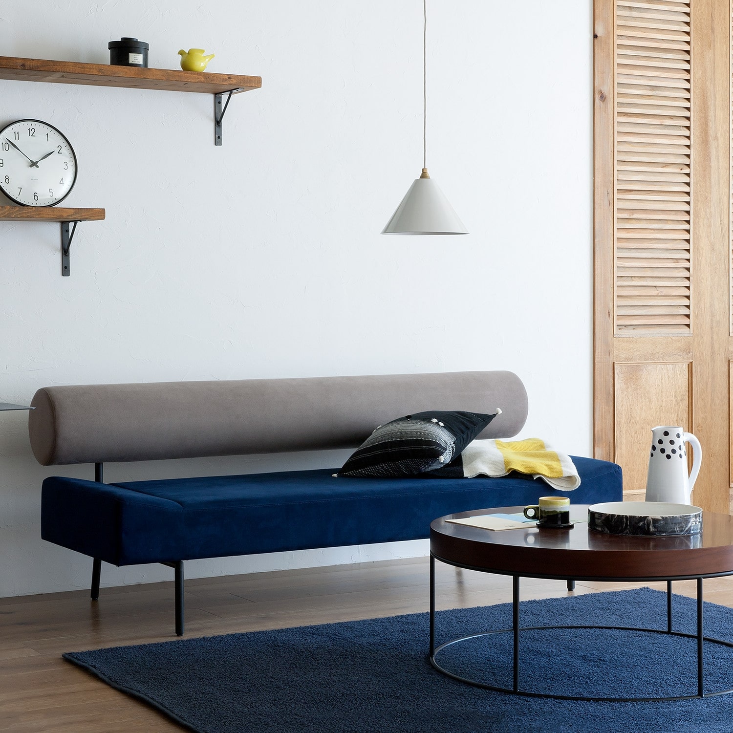 PORCELAIN ENAMELED IRON LAMP White｜ペンダントランプ｜IDEE SHOP Online