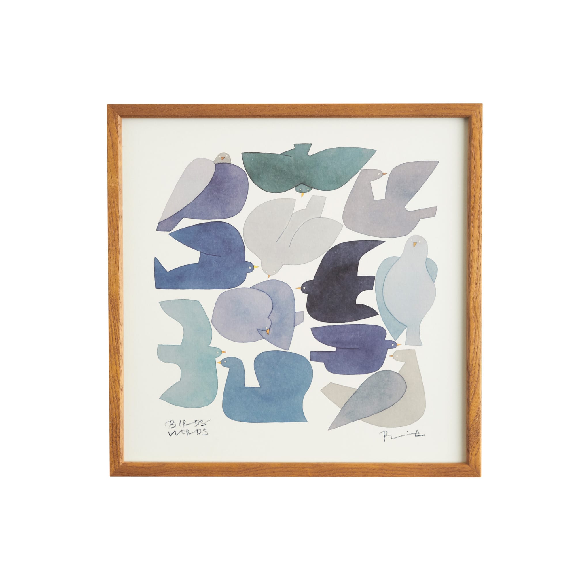 在庫限り】【定番品】BIRDS' WORDS グラフィック ブルーバード 30