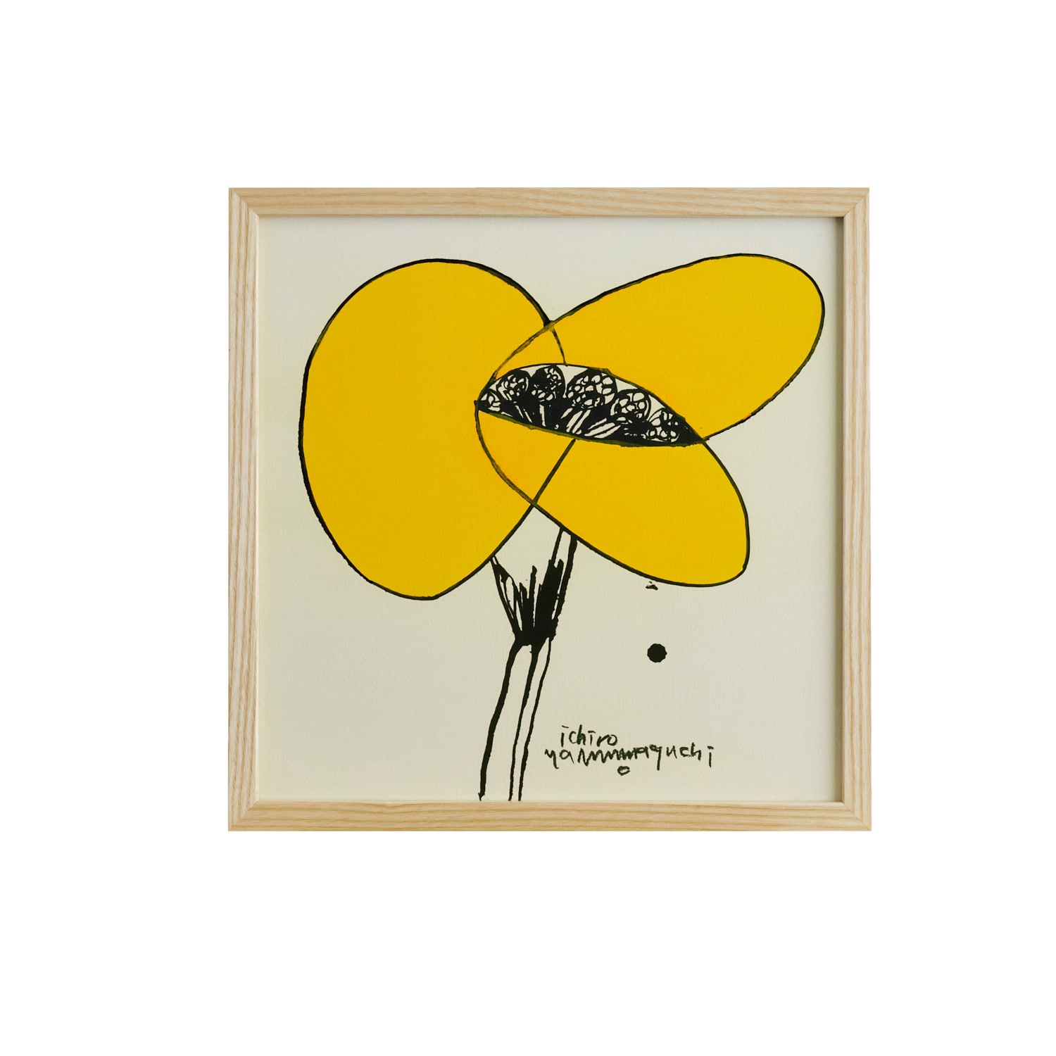 IDEE】 「山口一郎 Sunflower」アート 画家・山口一郎氏のジクレー