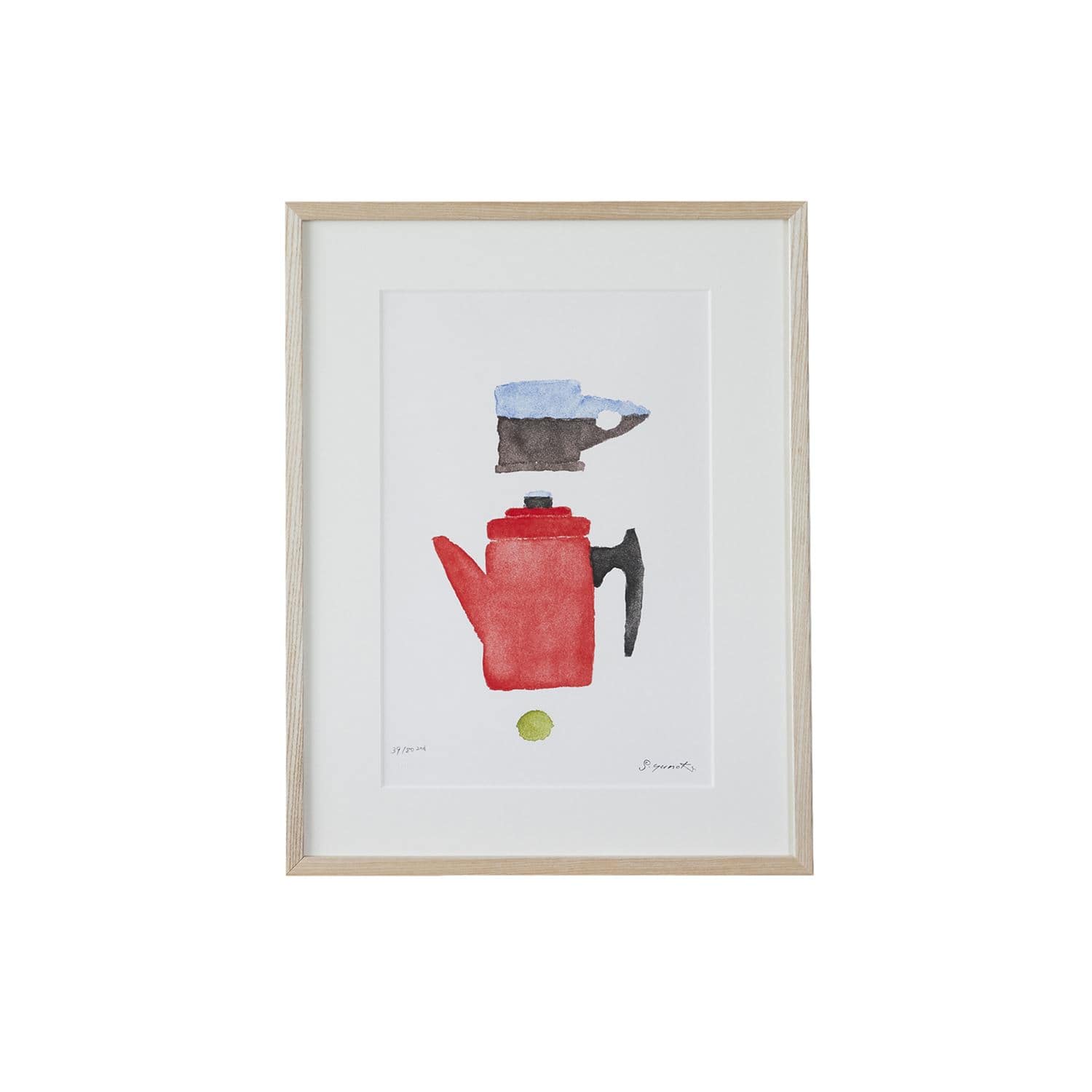 エディション】 柚木沙弥郎 「ティータイム」 2nd Edition｜これまでに