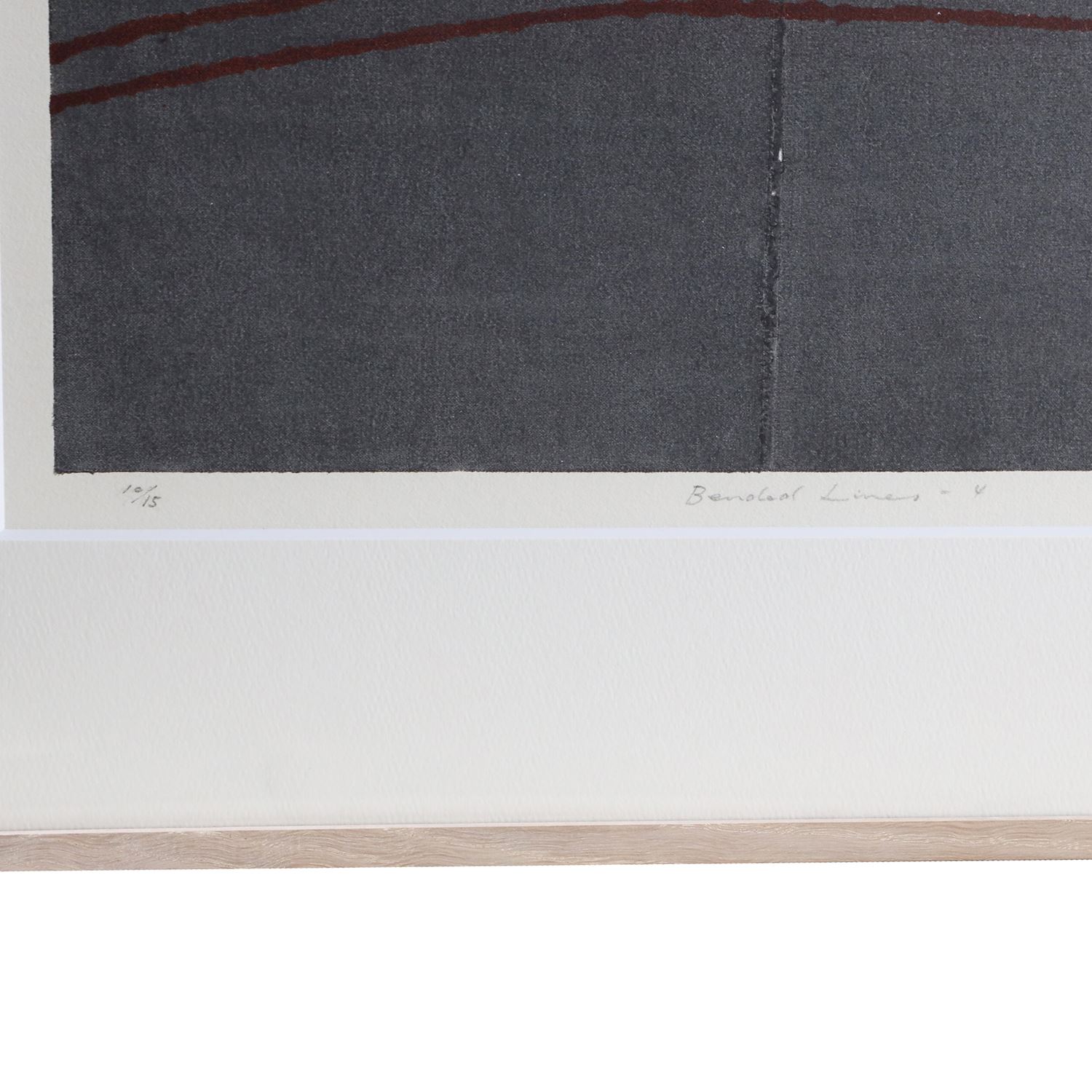 エディション】 黒木周 「Bended Lines-4」｜版画・シルクスクリーン