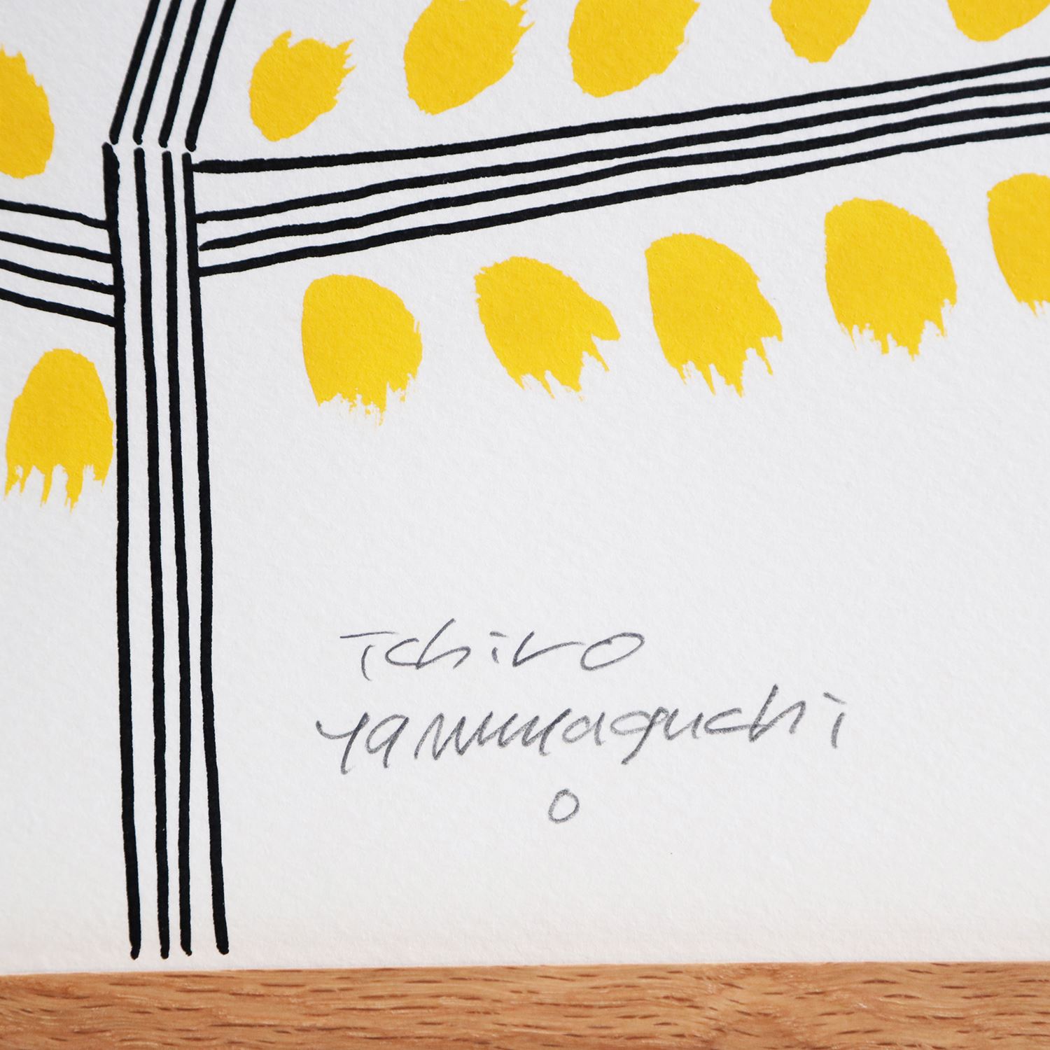 一点物】 山口一郎 「ミモザ」M｜絵画・イラスト（一点もの）｜IDEE